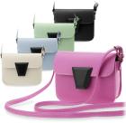 Modische kleine klassische Damentasche Clutch Tasche Umhängetasche Kunstleder